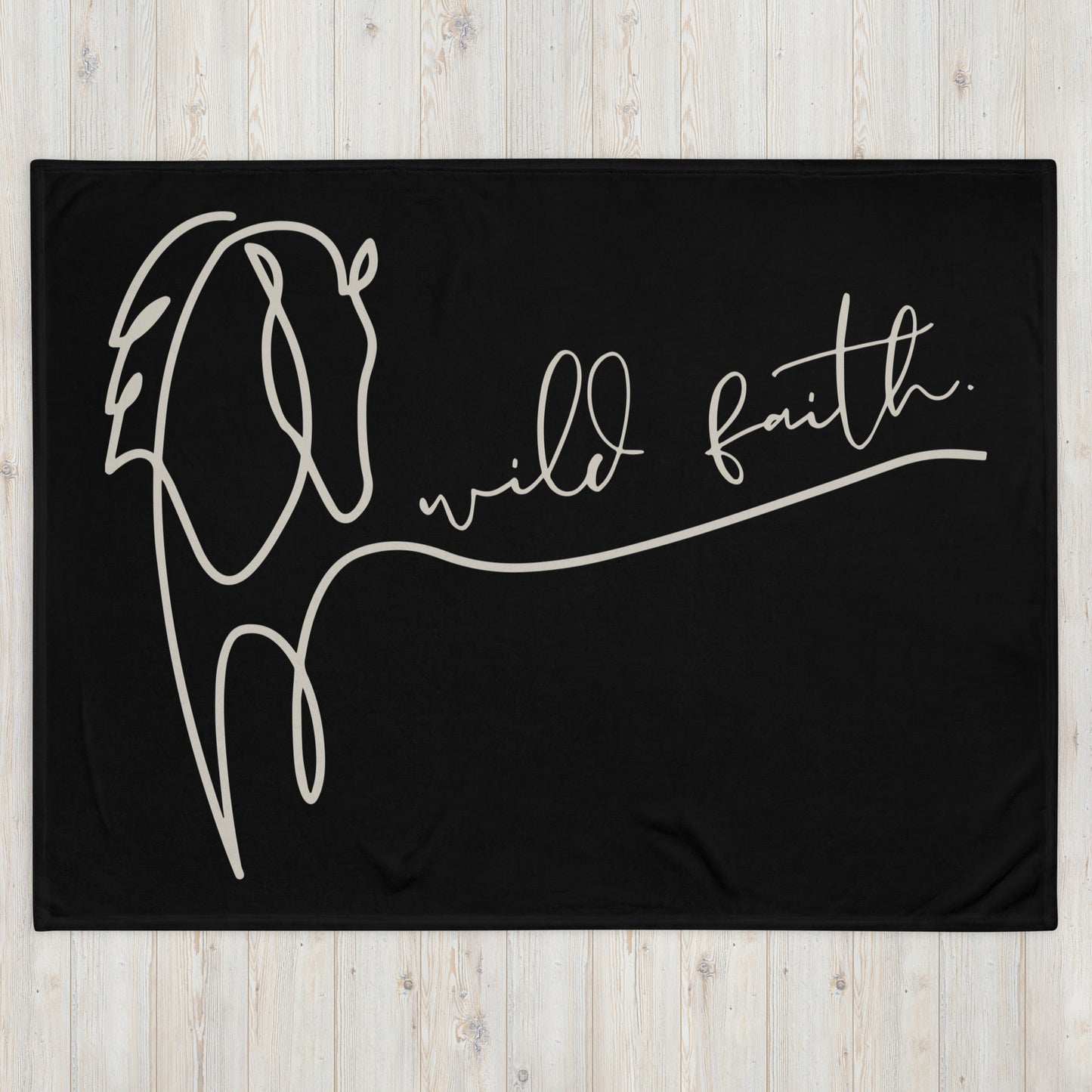 Wild Faith Throw Blanket