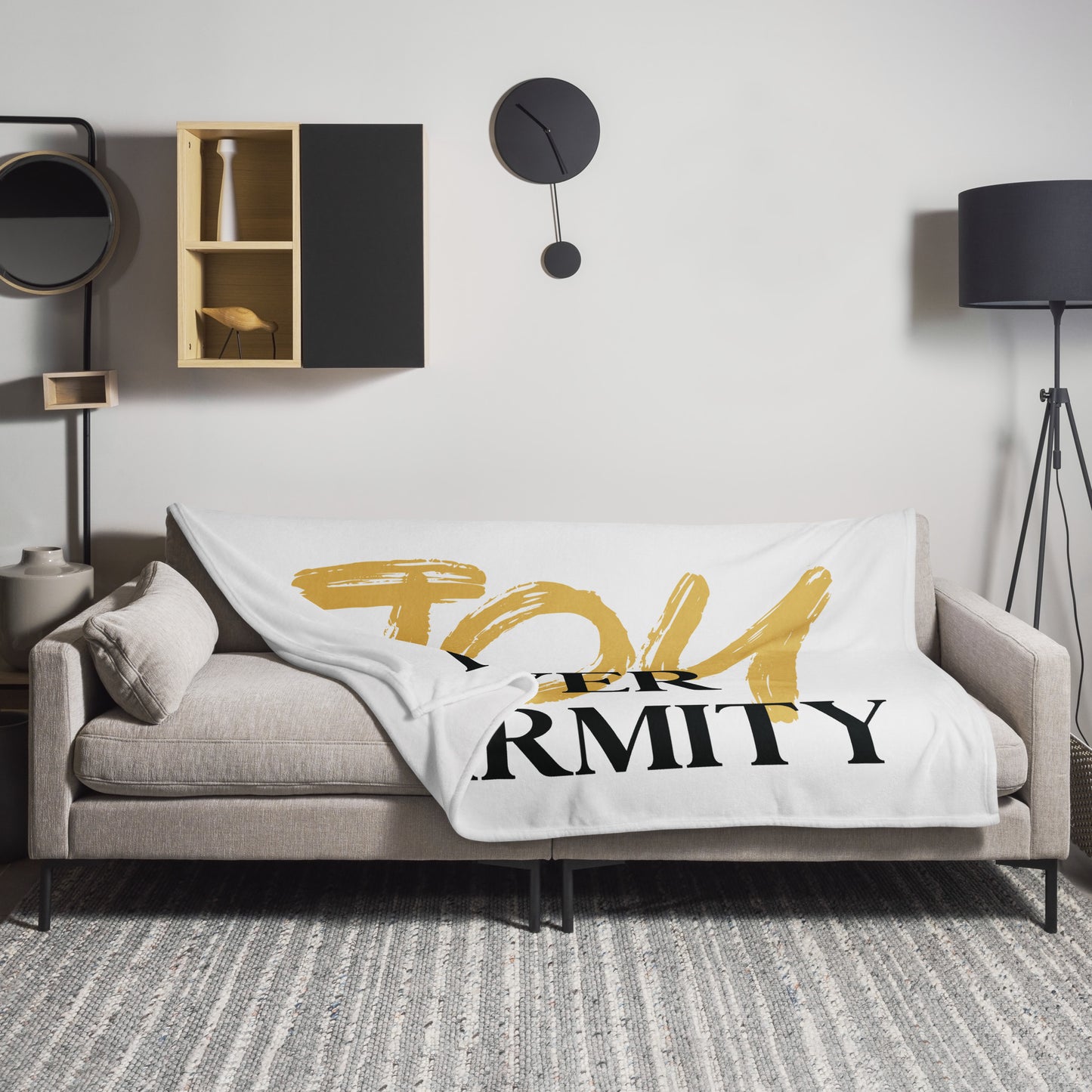 Joy Over Infirmity Throw Blanket