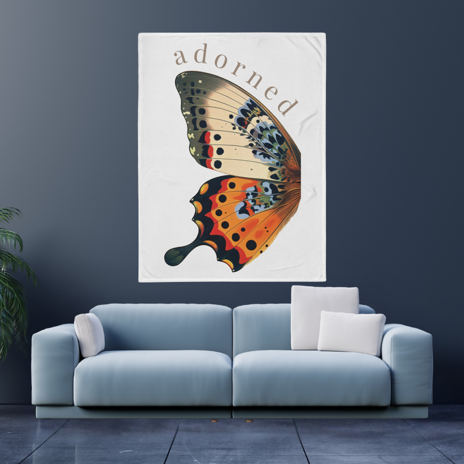 Adorned Throw Blanket