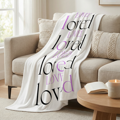 LOVED - Throw Blanket