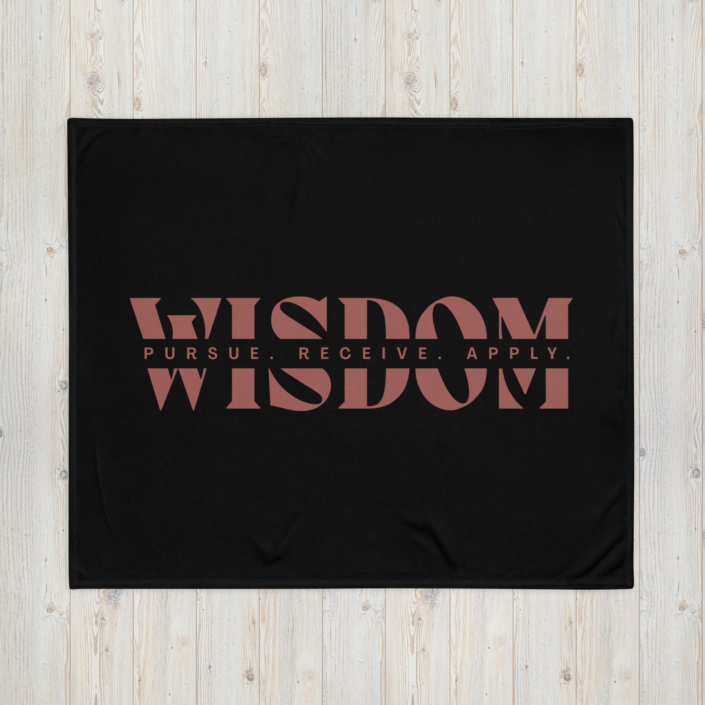 Wisdom—Acquire + Apply Throw Blanket