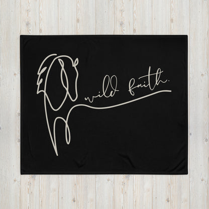 Wild Faith Throw Blanket