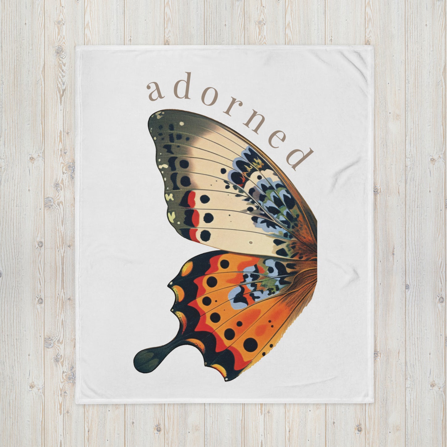 Adorned Throw Blanket