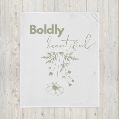 Boldly Beautiful Throw Blanket