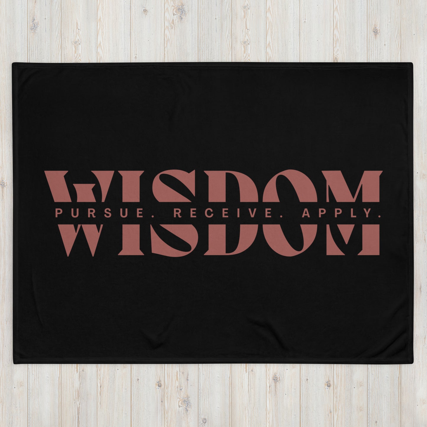 Wisdom—Acquire + Apply Throw Blanket