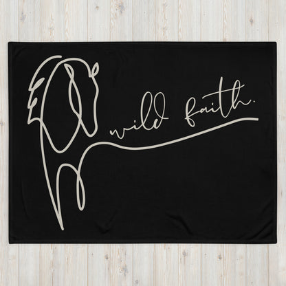 Wild Faith Throw Blanket
