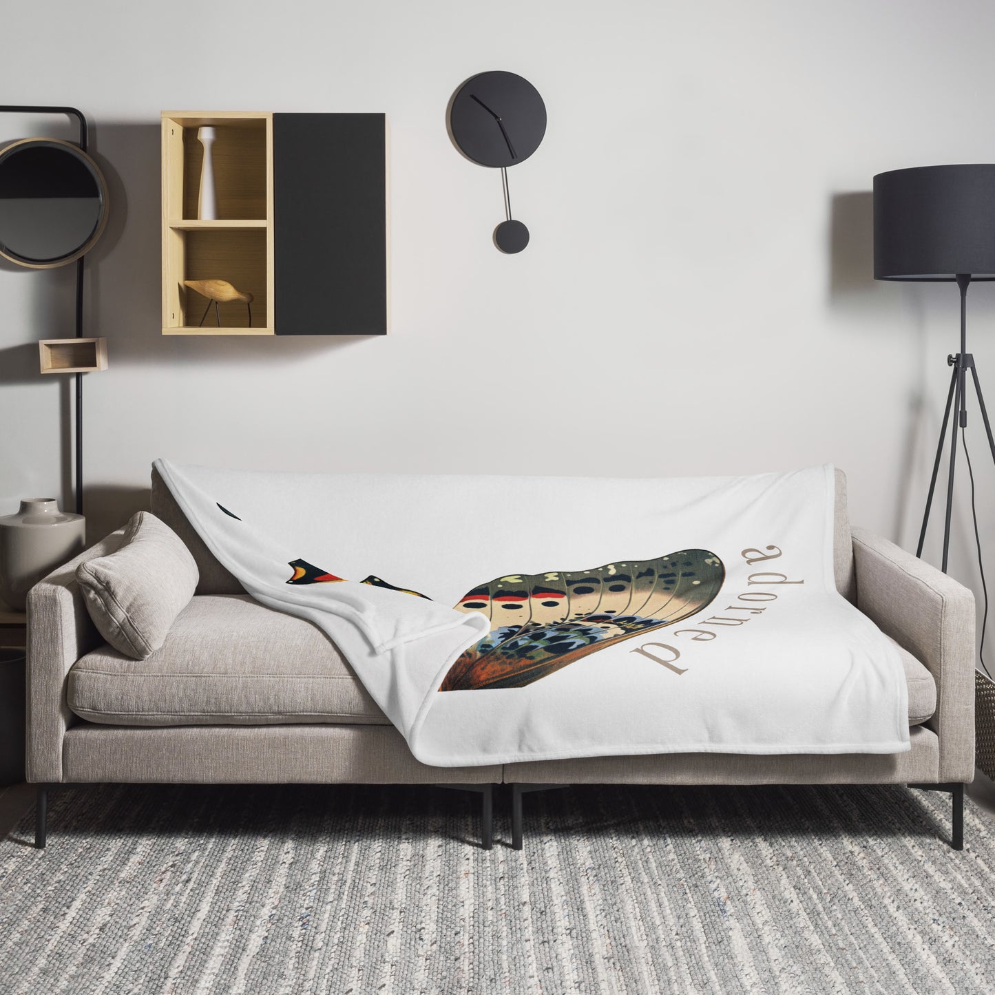 Adorned Throw Blanket