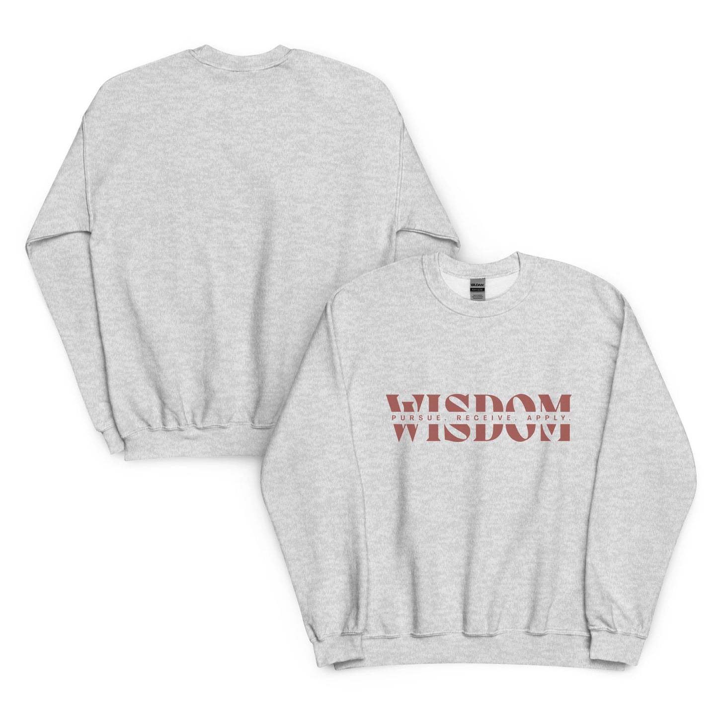 Wisdom—Acquire + Apply Crewneck Sweatshirt