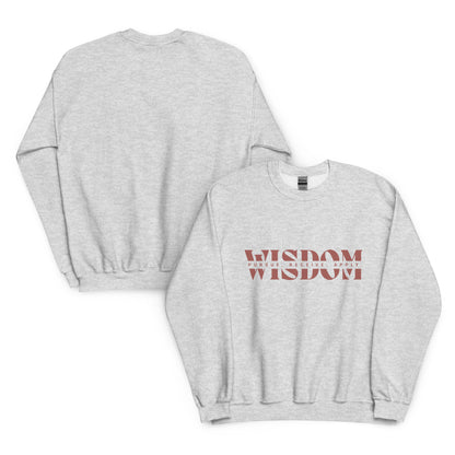 Wisdom—Acquire + Apply Crewneck Sweatshirt