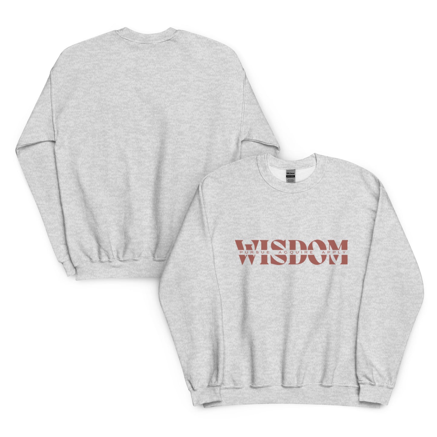 Wisdom—Acquire + Apply Crewneck Sweatshirt