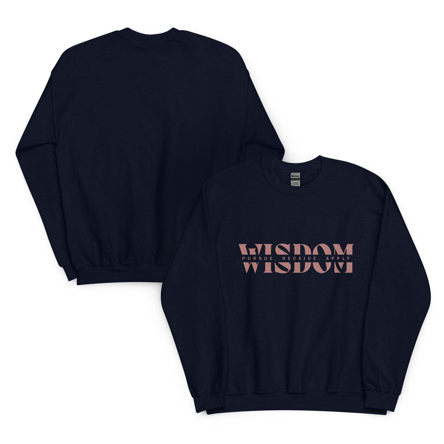 Wisdom—Acquire + Apply Crewneck Sweatshirt