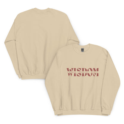 Wisdom—Acquire + Apply Crewneck Sweatshirt