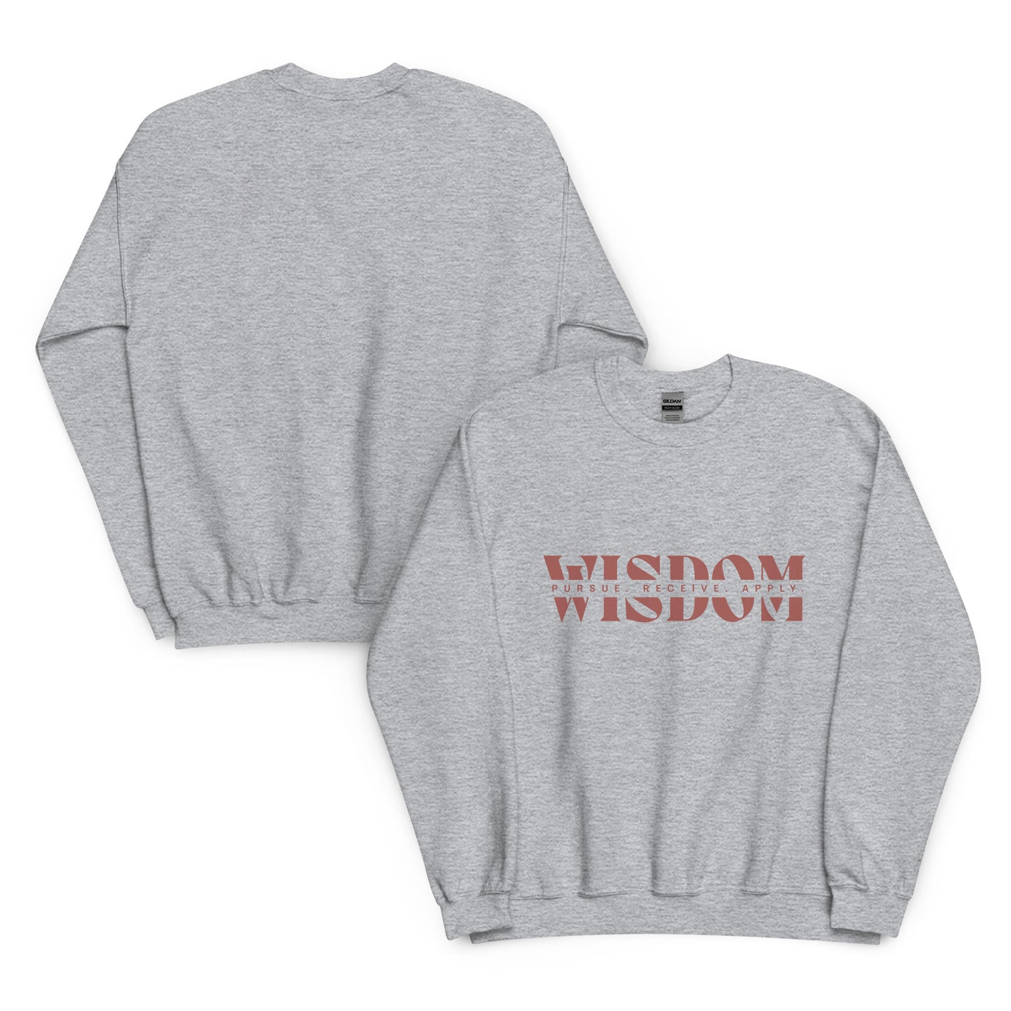 Wisdom—Acquire + Apply Crewneck Sweatshirt