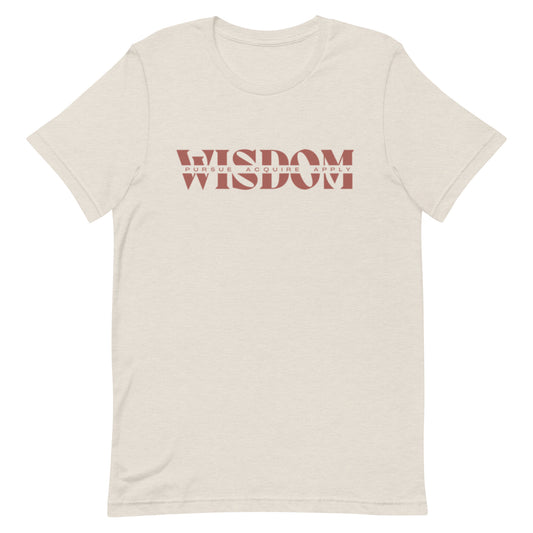 Wisdom—Acquire + Apply t-shirt