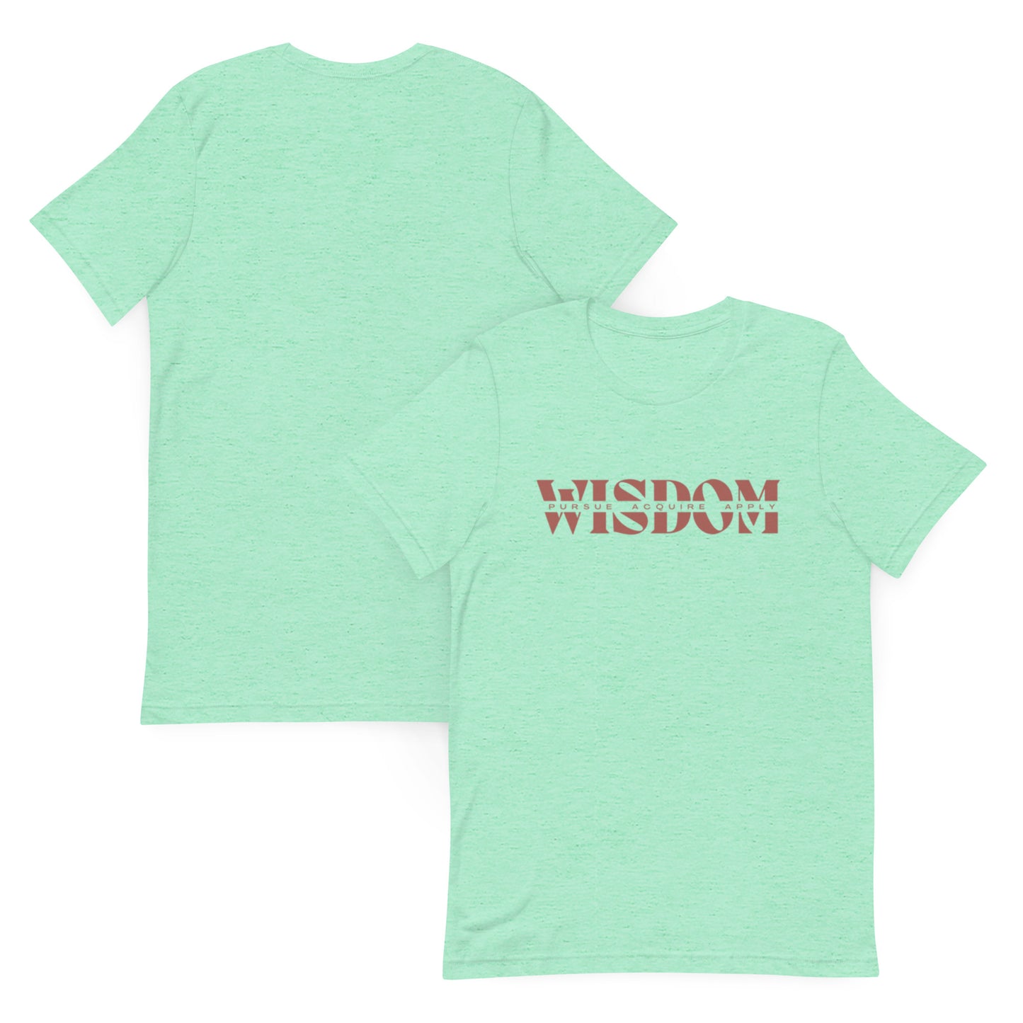 Wisdom—Acquire + Apply t-shirt